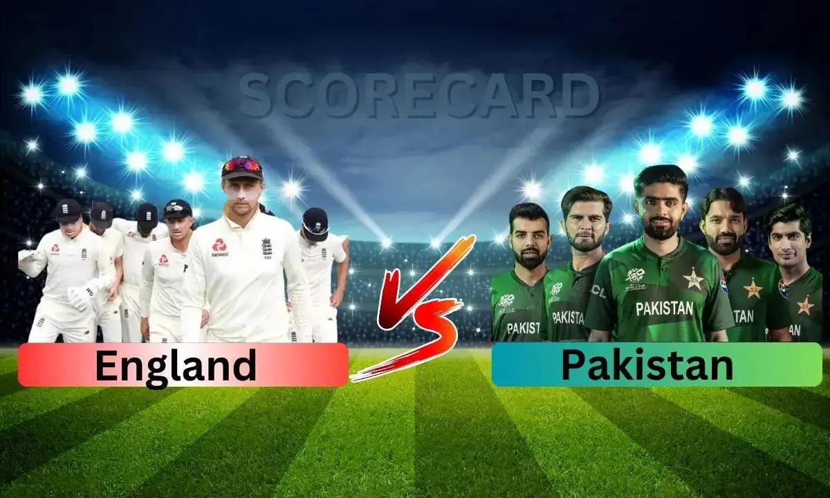 England Cricket Team vs Pakistan National Cricket Team Match Scorecard