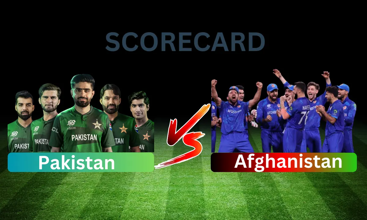 Pakistan National Cricket Team vs Afghanistan National Cricket Team Match Scorecard