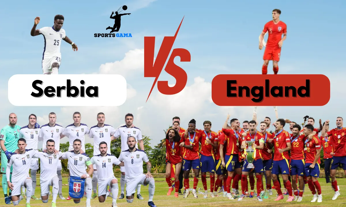 Serbia National Football Team VS England National Football Team Lineups