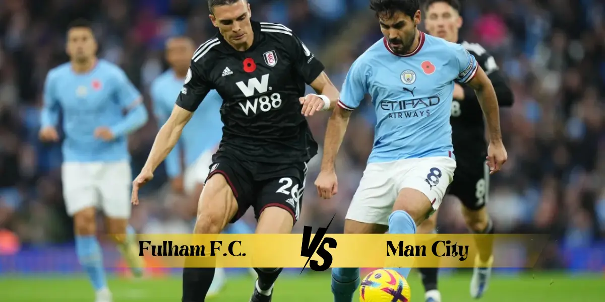 Man City vs Fulham F.C. Lineup